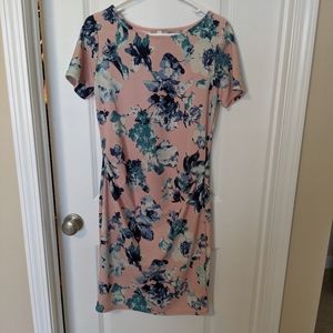 Pink blush maternity dress